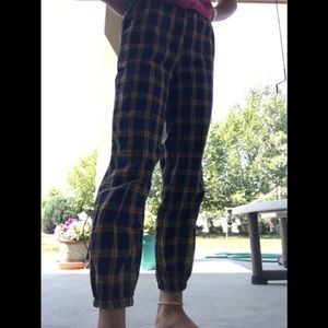 plaid pants